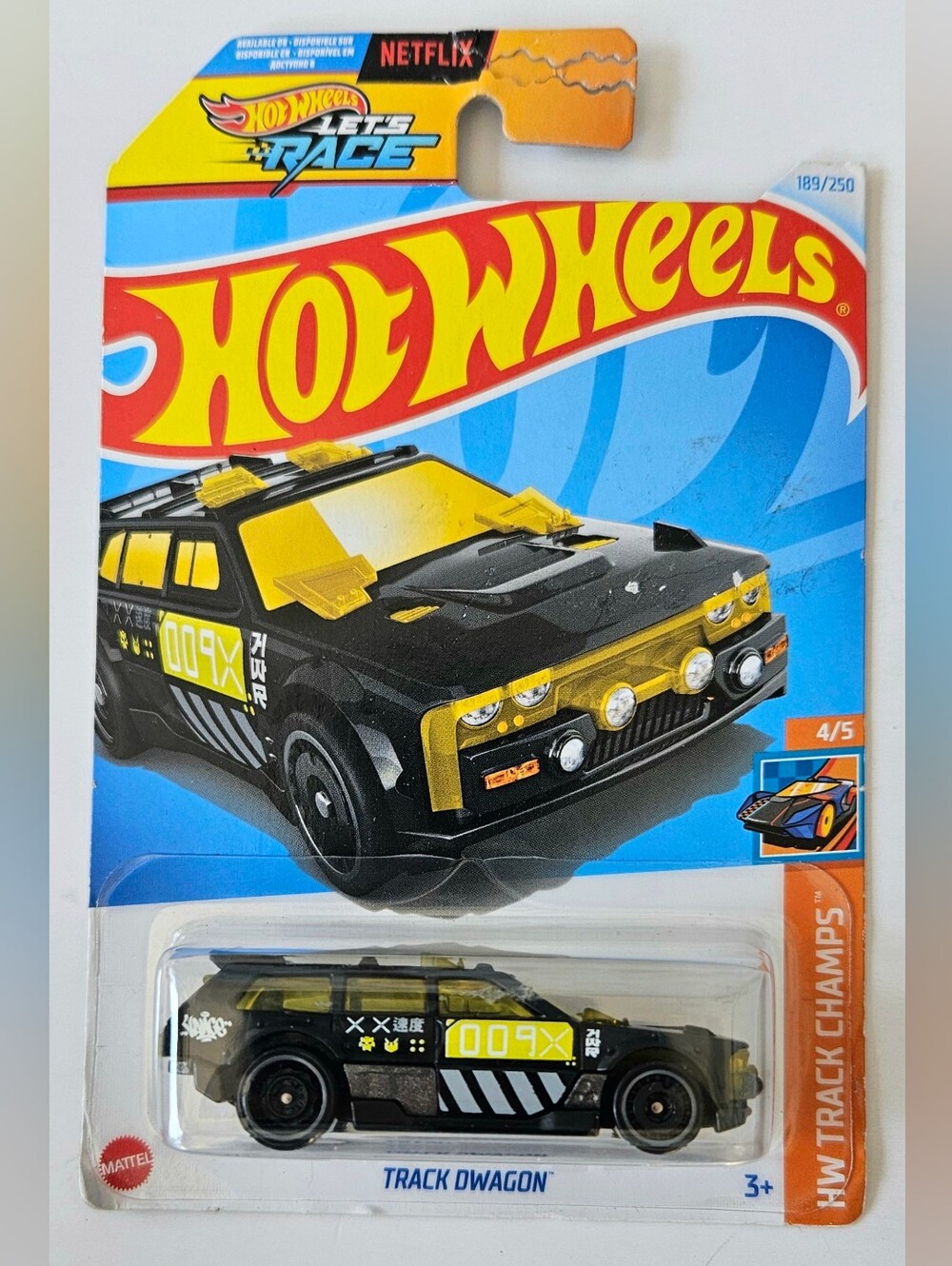 New Hot Wheels Track DWagon 2024 HW Track Champs 4/5 Track Dwagon 189/250 New